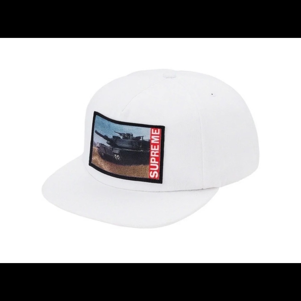 Supreme 100% Authentic Tank 5-Panel White Hat